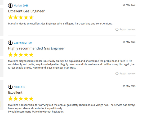 My reviews on Yell
